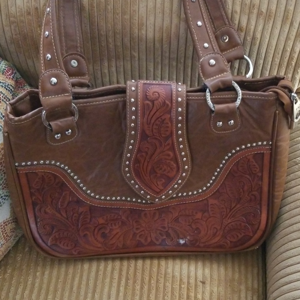 Montana West Leather Handbag